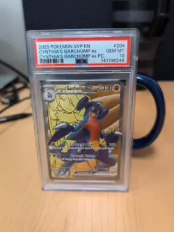 2023-25 Pokemon SV Black Star Promos SVP EN Cynthia's Garchomp ex #204 PSA 10 - Image 1