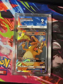 Pokemon TCG 2019 Hidden Fates Charizard GX Holo 9/68 Ace 9 - Image 1