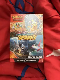 Pokemon TCG Scarlet & Violet Surging Sparks Booster Bundle Factory Sealed - Image 1