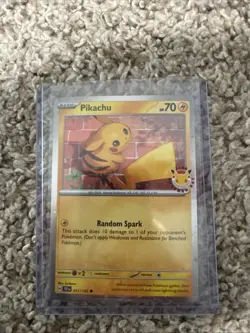 🔥 Pokemon TCG Pikachu 051 /162 Stamped 2026 Pokemon Day Promo 🔥 Cosmos Holo - Image 1
