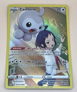 Castform TG11/TG30 – Lost Origin Trainer Gallery Holo - Near Mint - Pokemon TCG - Image 1