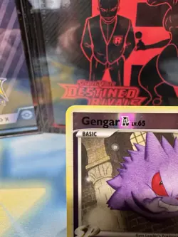Pokemon Gengar GL RISING RIVALS SP REVERSE Holo Basic 70HP 40/111 2009 - Image 2