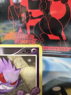 Pokemon Gengar GL RISING RIVALS SP REVERSE Holo Basic 70HP 40/111 2009 - Image 3