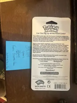 1999 Heavy Sealed Pokemon Fossil Blister Pack OG Wizards of the Coast Booster - Image 5