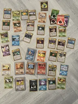 Job Lot Vintage Japanese Pokemon Cards Some Rare Uncommon And Common - Image 1