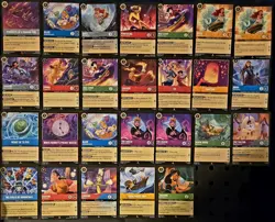 Disney Lorcana TCG Fabled Lot Of 26 Rares - Image 1