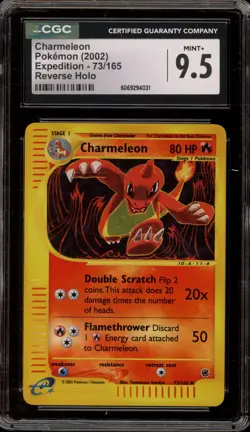 Pokemon Charmeleon Expedition Reverse Holo #73 CGC 9.5 - Image 1