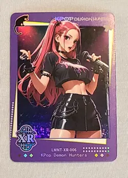 NEW! KPop Demon Hunters Exquisite Collection Card - Mira - XR Rarity #006 Holo - Image 1