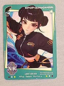 Zoey K-Pop Demon Hunters Exquisite Card Anime XR XR-003 - Image 1