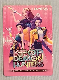 Zoey K-Pop Demon Hunters Exquisite Card Anime XR XR-003 - Image 2