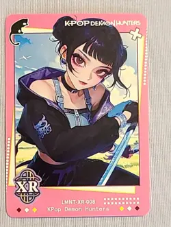 NEW! KPop Demon Hunters Exquisite Collection Card - Zoey - XR Rarity #008 - Image 1