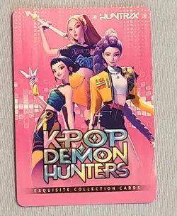 NEW! KPop Demon Hunters Exquisite Collection Card - Zoey - XR Rarity #008 - Image 2