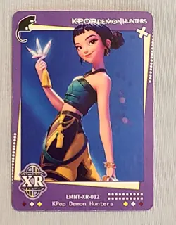 Zoey K-Pop Demon Hunters Exquisite Card Anime XR XR-012 - Image 1