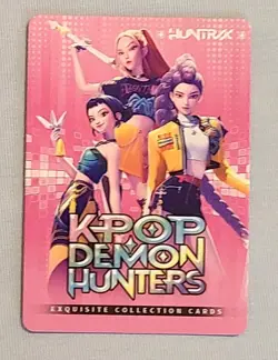 Zoey K-Pop Demon Hunters Exquisite Card Anime XR XR-012 - Image 2