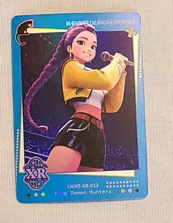 Rumi K-Pop Demon Hunters Exquisite Card Anime Holo XR XR-013 - Image 1