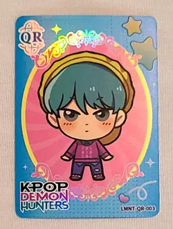 KPop Demon Hunters Exquisite Collection Card - Saja Boys, Baby QR #003 Holo - Image 1