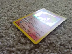Flareon Holo Holographic Pokemon Card TCG 1999 Jungle Rare 3/64 Sleeve NM - Image 3
