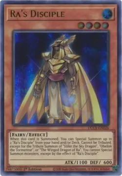 Ra's Disciple - DLCS-EN026 - Ultra Rare - 1st Edition Near Mint Yugioh Card - Image 1