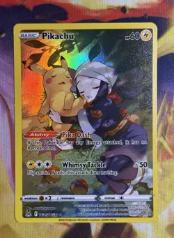 Pikachu TG05/TG30 SWSH11: Lost Origin Trainer Gallery Pokemon Card (OC ) - Image 1