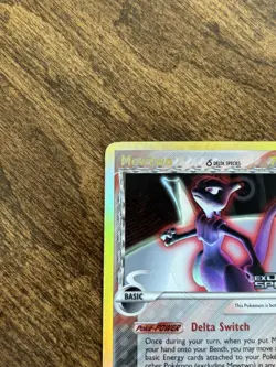 Mewtwo EX Delta Species 12/113 - Stamped Reverse Holo Pokemon Card - Image 3