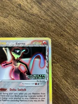 Mewtwo EX Delta Species 12/113 - Stamped Reverse Holo Pokemon Card - Image 4