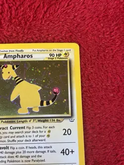 Ampharos 01/64 Neo Revelation Holo Wotc Pokemon Card Lp - Image 2