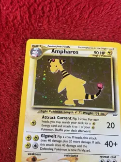Ampharos 01/64 Neo Revelation Holo Wotc Pokemon Card Lp - Image 3