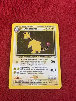 Ampharos 01/64 Neo Revelation Holo Wotc Pokemon Card Lp - Image 5