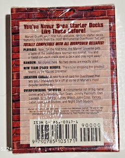 1997 Monumental Marvel Over Power Card Game Starter Deck Factory Sealed - Image 2