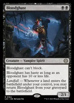 Bloodghast - 184 - NM - Commander: The Lost Caverns of Ixalan - MTG - Image 1