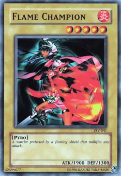 Flame Champion PSV-041 Pharaoh's Servant Common -NM/MINT - Image 1