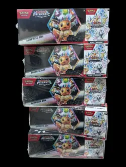 5x Lot - Sam’s Club Pokemon Prismatic Evolutions Surprise Box & Booster Bundle - Image 1