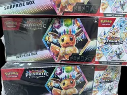 5x Lot - Sam’s Club Pokemon Prismatic Evolutions Surprise Box & Booster Bundle - Image 3