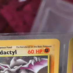 Pokemon TCG Aerodactyl Fossil 1/62 Holo Rare Card 1999 - Image 3