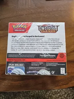 Obsidian Flames Booster Box Pokemon TCG Scarlet & Violet SV03 Brand New Sealed - Image 2