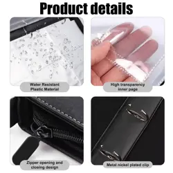 Pokemon Multicolor 3-Ring Binder 4-Pocket Waterproof Zipper High Transparency - Image 3