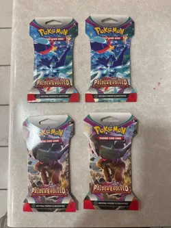 Pokemon Paldea Evolved Sleeved Booster Packs x4 Scarlet & Violet New Sealed - Image 1