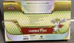 Pokemon TCG Sword & Shield Shaymin VStar Premium Collection Box - Factory Sealed - Image 2
