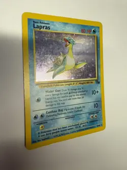 1999 Pokemon TCG Lapras Holo 10/62 Fossil Unlimited MP - Image 2