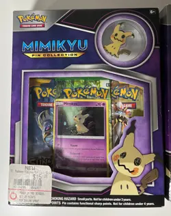 2 SEALED Boxes - 2017 Pokemon Mimikyu Pin Collection Box Sun Moon XY Fates NEW - Image 2