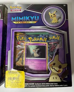 2 SEALED Boxes - 2017 Pokemon Mimikyu Pin Collection Box Sun Moon XY Fates NEW - Image 3