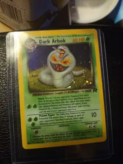 Pokemon TCG Dark Arbok Team Rocket 2 Holo Rare - Image 1