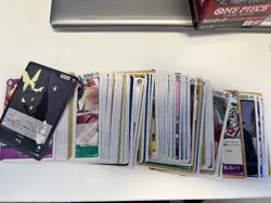One Piece TCG OP13 Carrying On His Will 100+ Card Bulk Lot Near Mint Japanese - Image 1