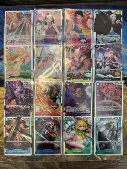 One Piece Card Game TCG Japanese SR Bulk Lot 25 Cards All NM - Various Sets - Image 1