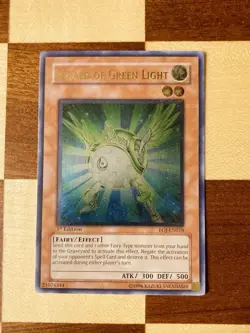 Yu-Gi-Oh! TCG Herald of Green Light 1st Edition UTR NM - Image 1
