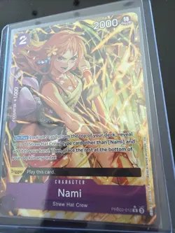 Nami PRB02-012 THE BEST VOL. 2 Alternate Art Parallel One Piece TCG ENGLISH NM - Image 3