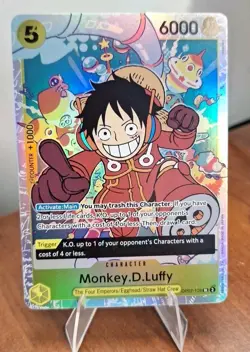 One Piece Monkey D Luffy OP07-109 SR Foil 500 Years In The Future English 109 - Image 1
