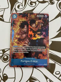 One Piece TREASURE RARE Portgas.D.Ace TR OP08-052 Alt Art - Image 1