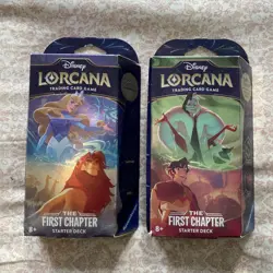 Disney Lorcana TCG the First Chapter Starter Deck 2024, Sealed, Lot of 2 - Image 1