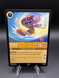 Stitch Carefree Surfer (FABLED) - 24/204 - Legendary - Disney Lorcana - Image 1